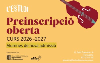 Preinscripció Oberta – Alumnes de nova admissió